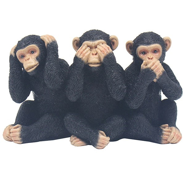 See no, Hear no, Speak no evil Cheeky Monkey