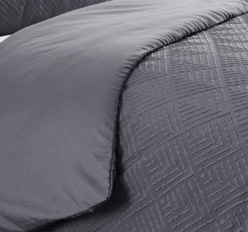 Single 3D Embossed Texture Duvet Cover Set