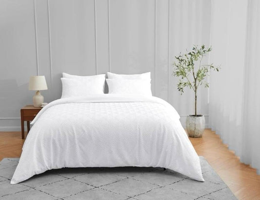 Double 3D Embossed Texture Duvet Cover Set
